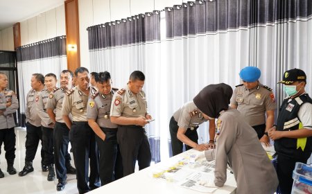 Kapolres Situbondo Pimpin Pemeriksaan Internal melalui Tes Urine